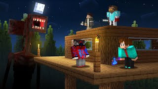 😱Я Добавил СИРЕНОГОЛОВОГО и Мы Выжили 99 Ночей в Майнкрафт..